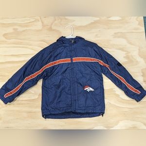 NFL Denver Broncos Football Windbreaker Jacket/pants Set Youth Large 12/14